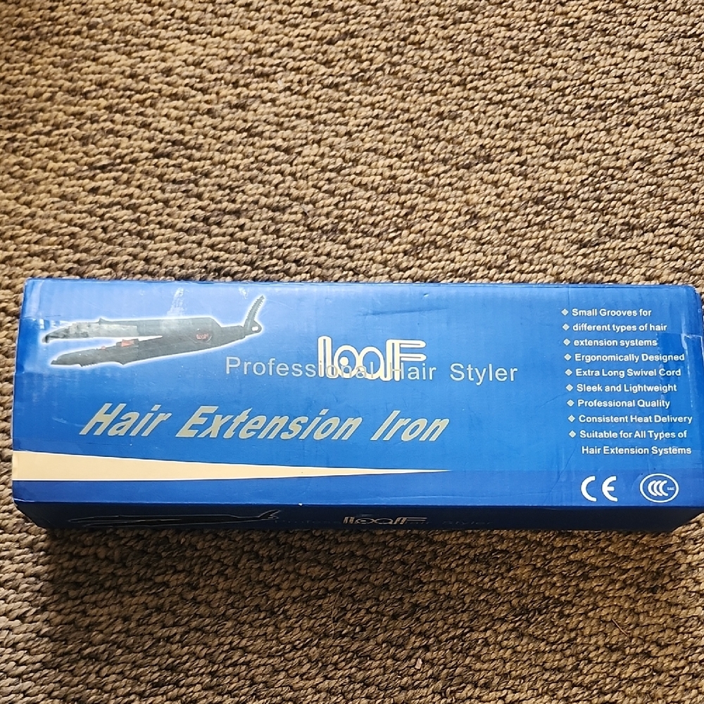 Loof Professional Hair Styler Hair Extension Iron - Blue